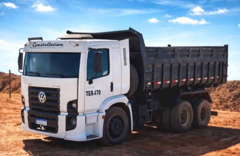 Caminhão Basculante - Top Locações